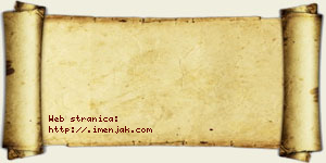 Danica Brošković vizit kartica